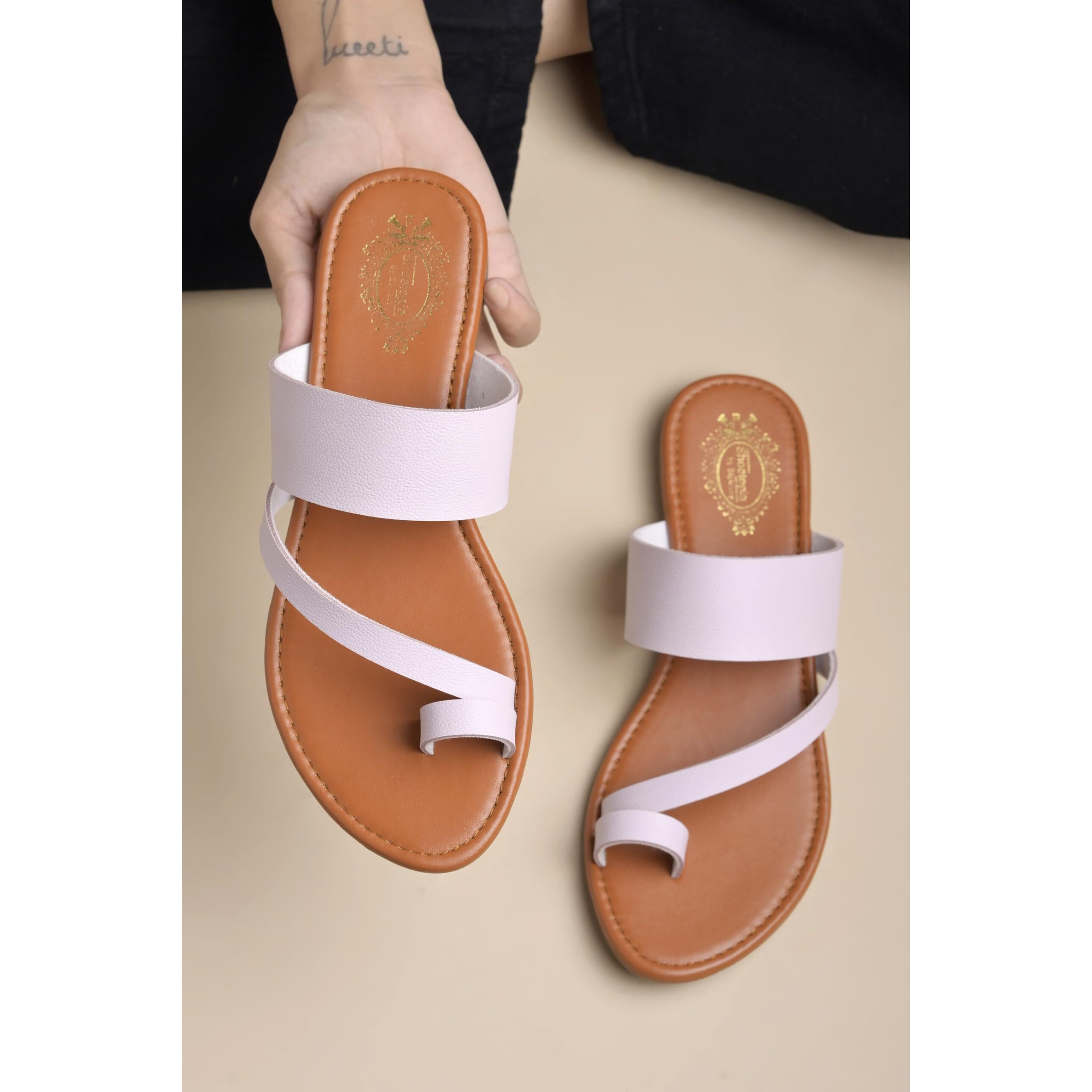 Shoetopia Women's Flat Sandal-4 Kids Uk (Rado-Mauve)-Eu37