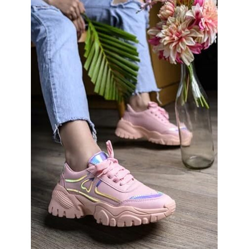 Shoetopia Girls Hr-02 Pink Casual Shoe - 8 Uk (Girls-Hr-02-Pink)