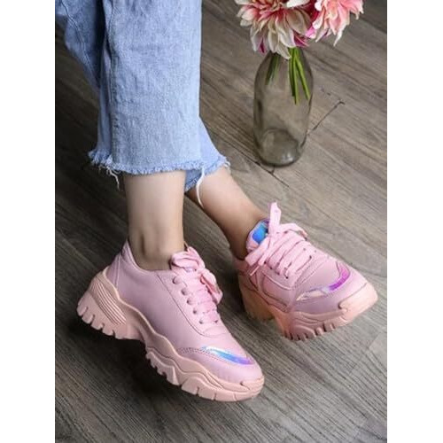 Shoetopia Girls Hr-02 Pink Casual Shoe - 8 Uk (Girls-Hr-02-Pink)