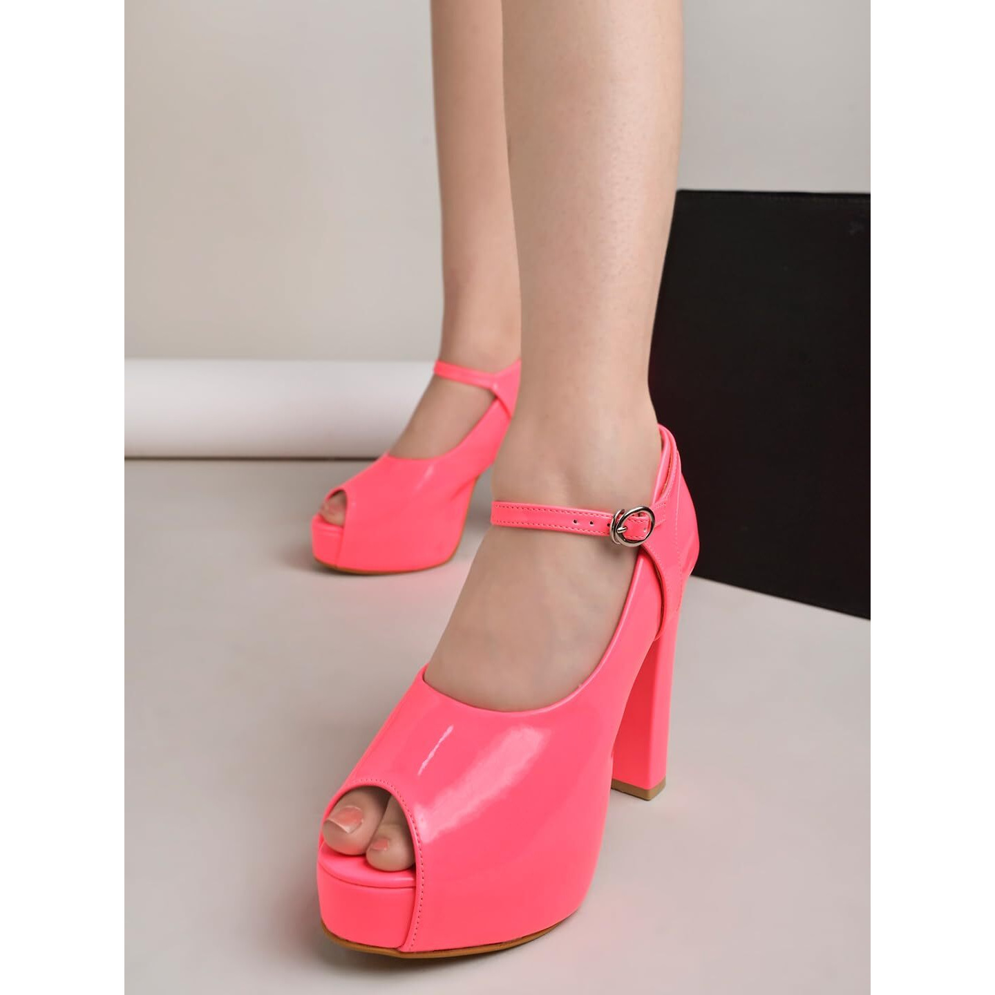 Shoetopia Women's Heeled Sandal-5 Kids Uk (Keemo-Pink)-Eu38