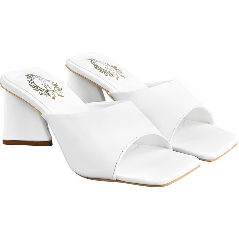 Shoetopia Girls Heel-1213 White Heeled Sandal - 5 Uk (Girls-Heel-1213-White)