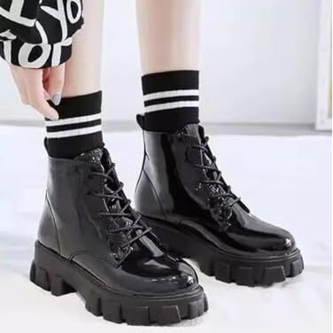 Shoetopia Girls Bt-Liver Black Ankle Boot - 7 Uk (Girls-Bt-Liver-Black)