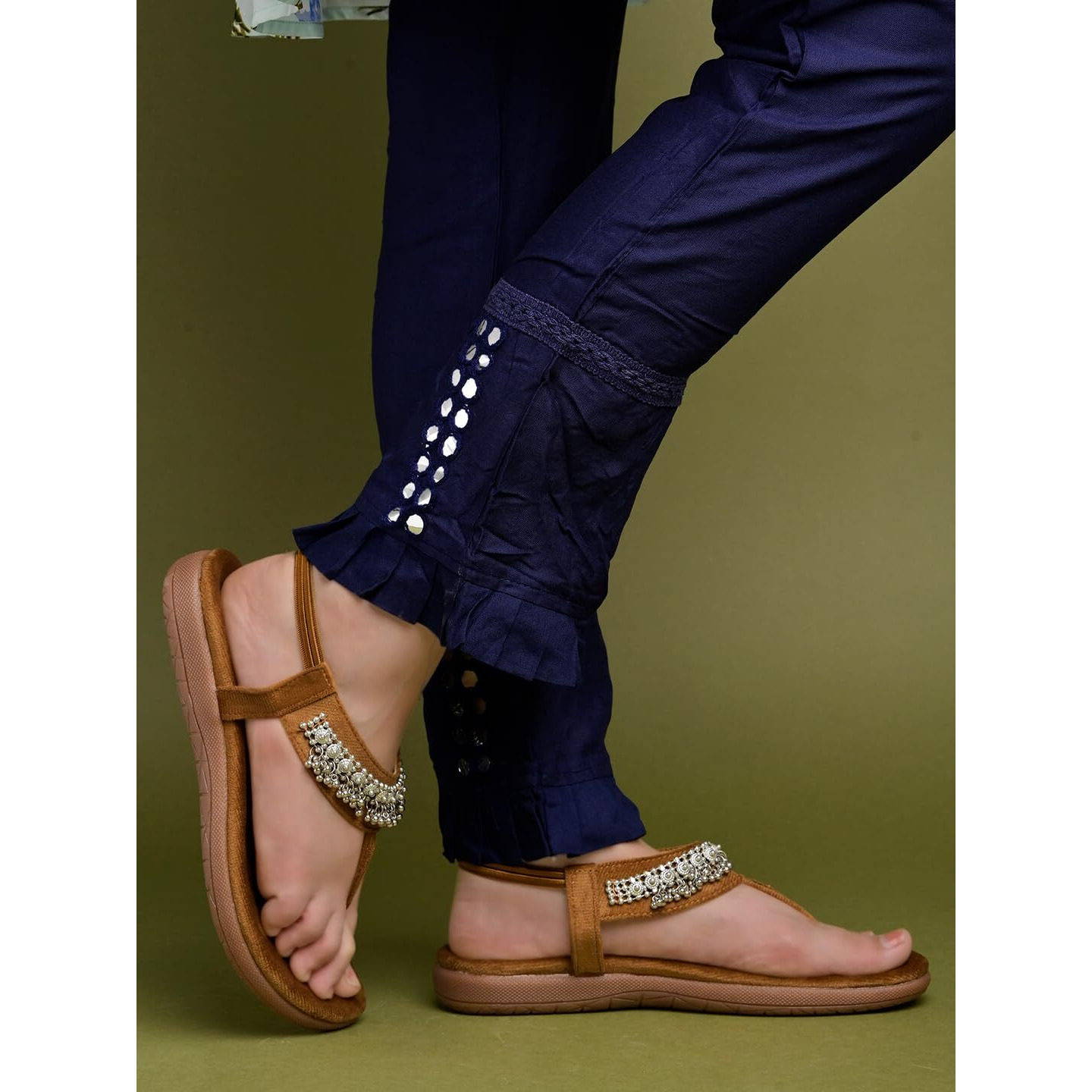 Shoetopia Women's Block Heel Sandal