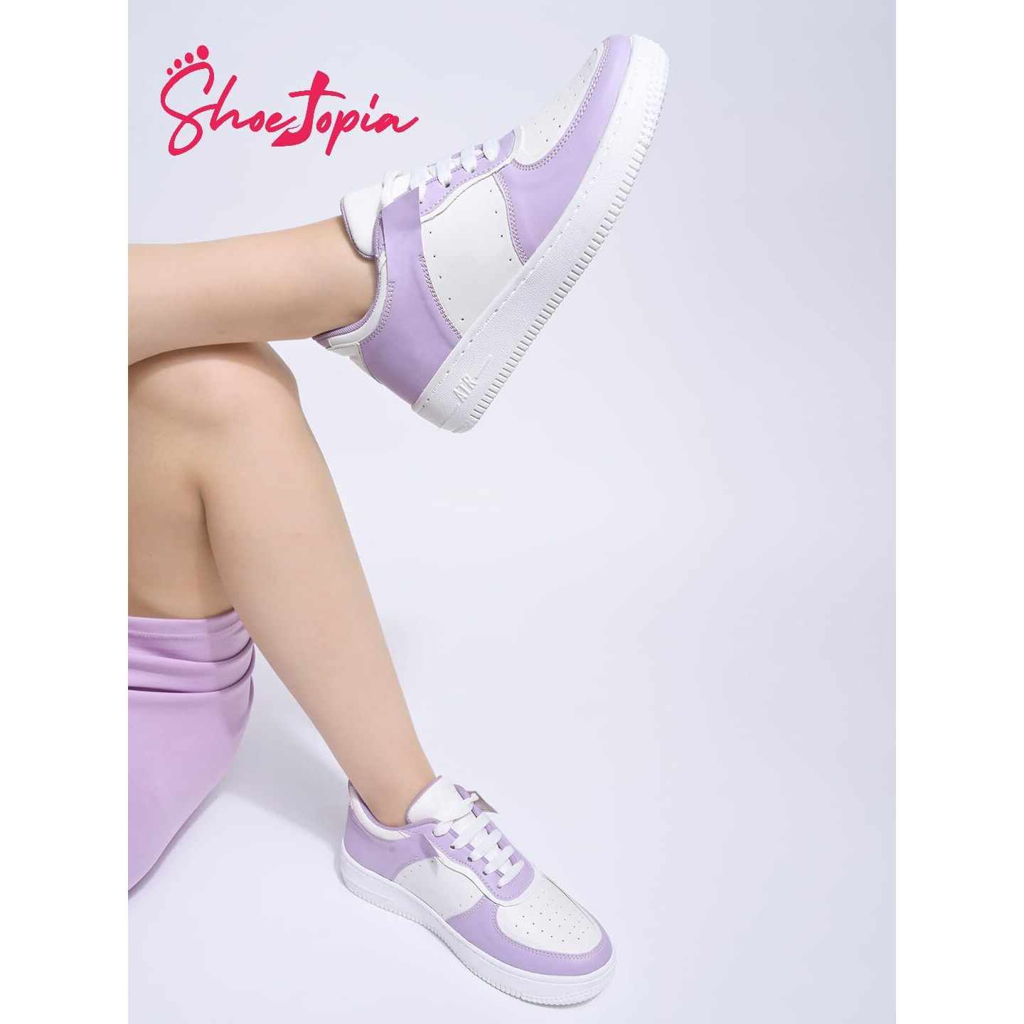Shoetopia Sneakers, Casual Shoes, Comfortable, Walking, Running Shoes For Girls Purple-Eu38