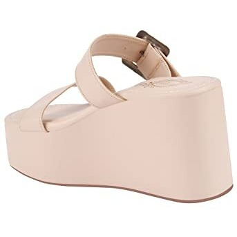 Shoetopia Fashionable Cream Platform Heels For Women & Girls /Uk2