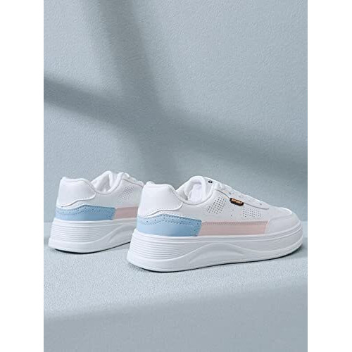 Shoetopia Girls Jm-44 White Sneaker - 5 Uk (Girls-Jm-44-White)