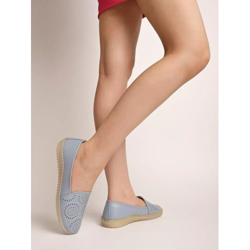 Shoetopia Girls Mission Blue Loafer - 3 Uk (Girls-Mission-Blue)