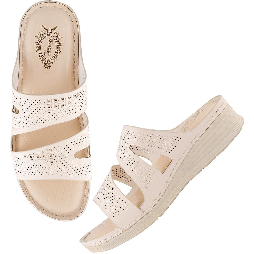 Shoetopia Cream Doctor Sole Heels For Women /Eu38