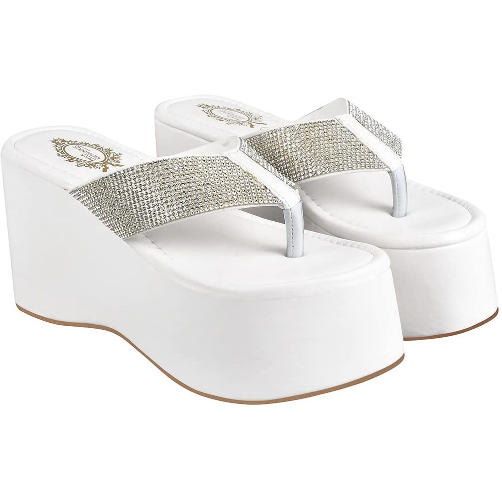 Shoetopia Girls Pacific Silver Wedge Sandal - 2 Uk (Girls-Pacific-Silver)