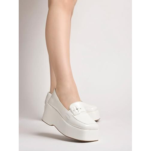 Shoetopia Girls L-2233 White Dress Shoe - 6 Uk (Girls-L-2233-White)