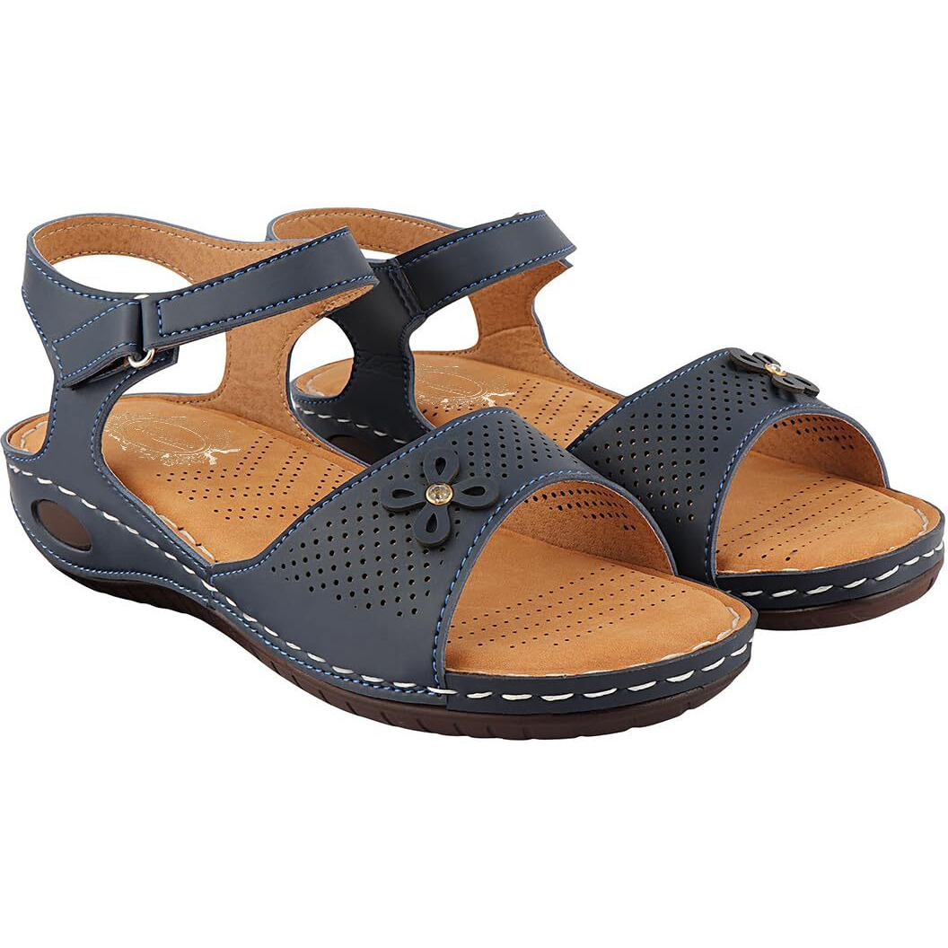 Shoetopia Comfortable Blue Heels For Women & Girls /Eu42