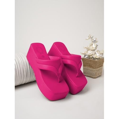 Shoetopia Girls P-2 Pink Platform - 8 Uk (Girls-P-2-Pink)