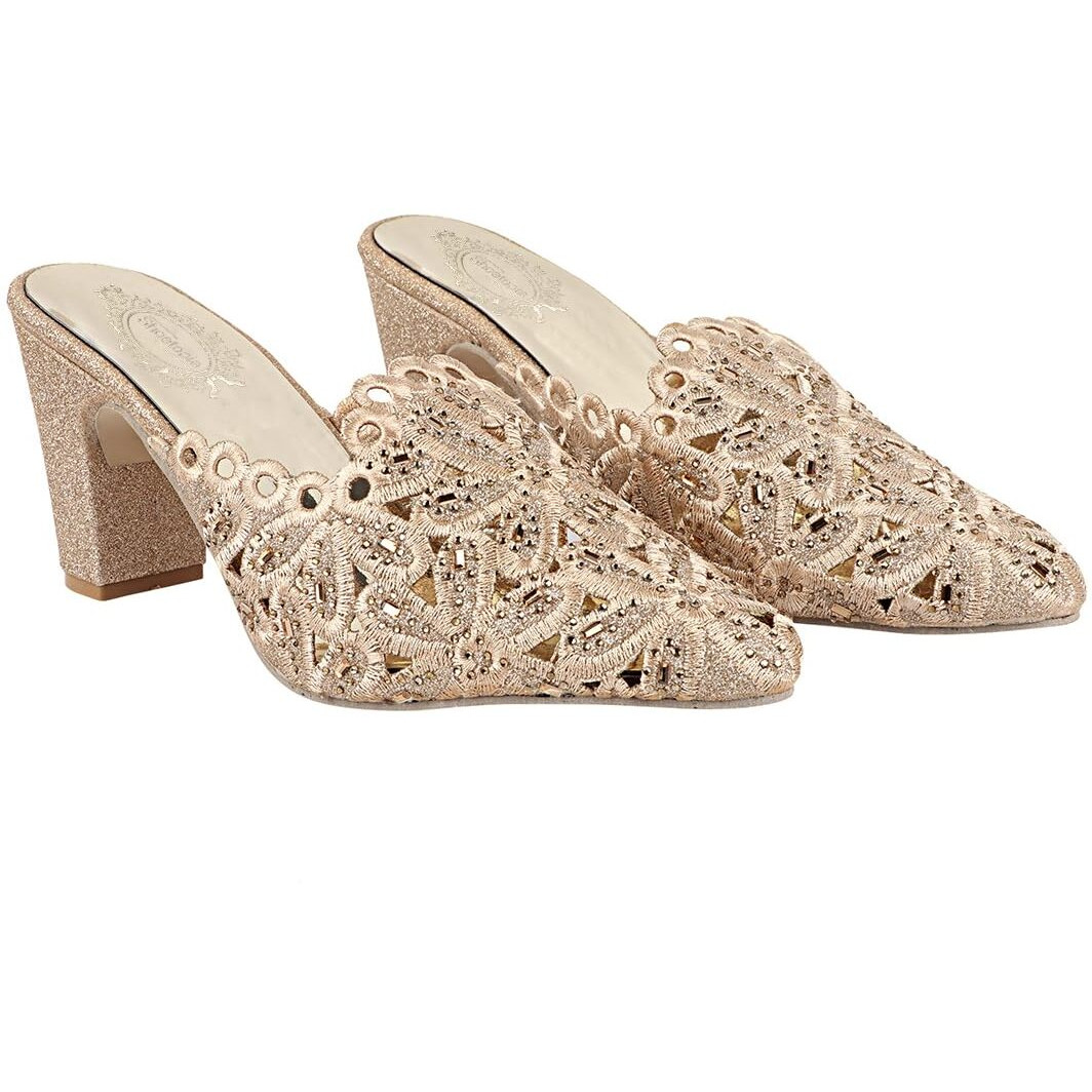 Shoetopia Girls Bantu-470 Pink Heeled Sandal - 8 Uk (Girls-Bantu-470-Pink)