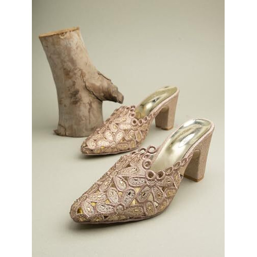 Shoetopia Girls Bantu-470 Pink Heeled Sandal - 8 Uk (Girls-Bantu-470-Pink)