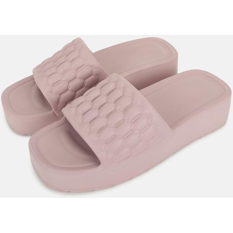 Ortho Joy Eva Sliders For Women || Waterproof & Everyday Flip Flops For Ladies || Slippers With Cushion Foot Bed || Anti-Slip Sole || Sweat Free || Super Flexible