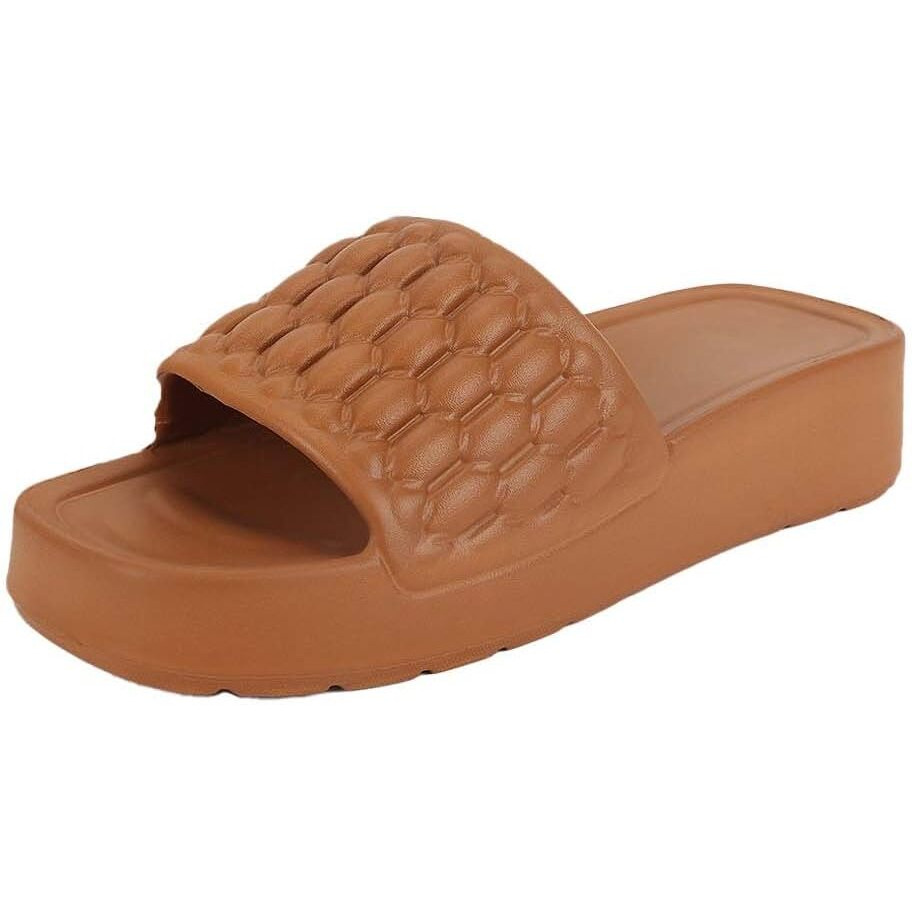 Ortho Joy Eva Sliders For Women || Waterproof & Everyday Flip Flops For Ladies || Slippers With Cushion Foot Bed || Anti-Slip Sole || Sweat Free || Super Flexible