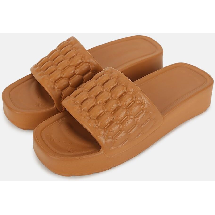Ortho Joy Eva Sliders For Women || Waterproof & Everyday Flip Flops For Ladies || Slippers With Cushion Foot Bed || Anti-Slip Sole || Sweat Free || Super Flexible