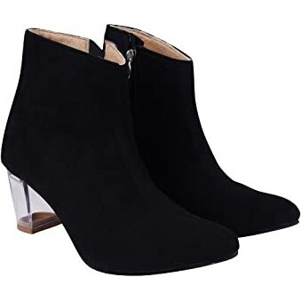 Shoetopia Girls Bt-2022 Black Ankle Boot - 5 Uk (Girls-Bt-2022-Black)