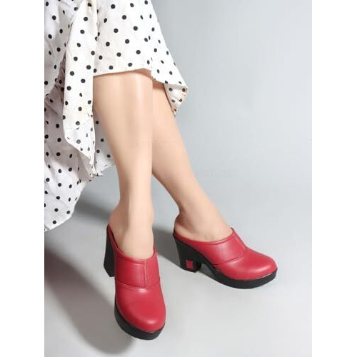 Shoetopia Stylish Smart Casual Cherry Pumps For Women & Girls /Eu39