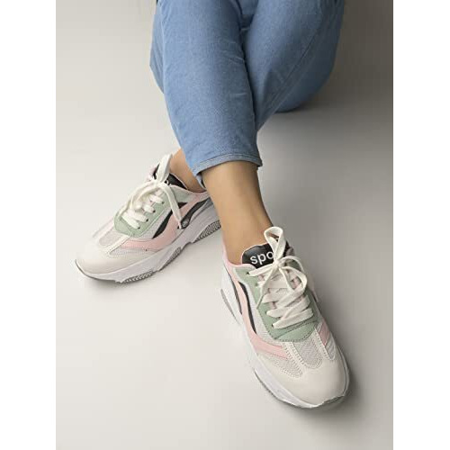 Shoetopia Girls Jm-42 White Casual Shoe - 5 Uk (Girls-Jm-42-White)