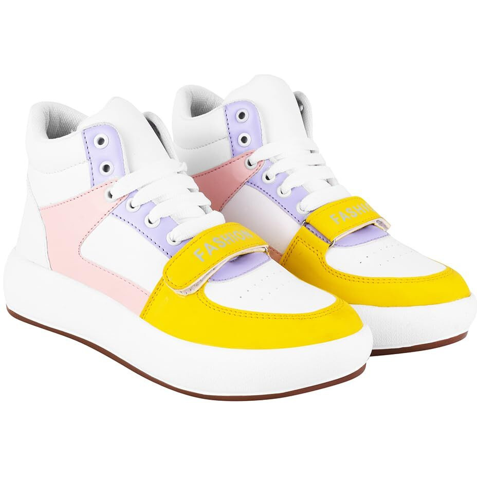 Shoetopia Women's Slip-On Sneakers White