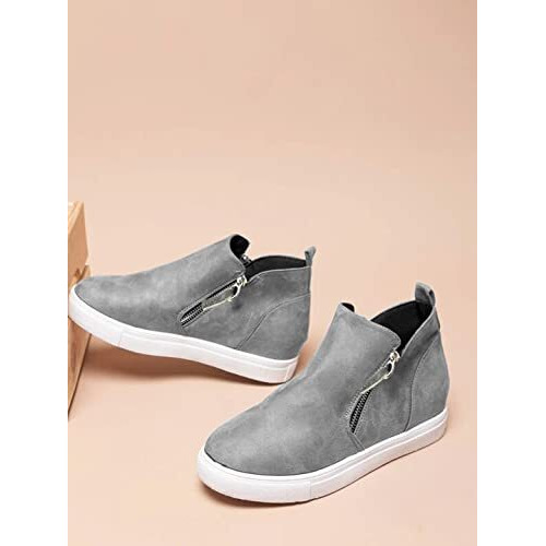 Shoetopia Girls Bt-630 Grey Ankle Boot - 4 Uk (Girls-Bt-630-Grey)
