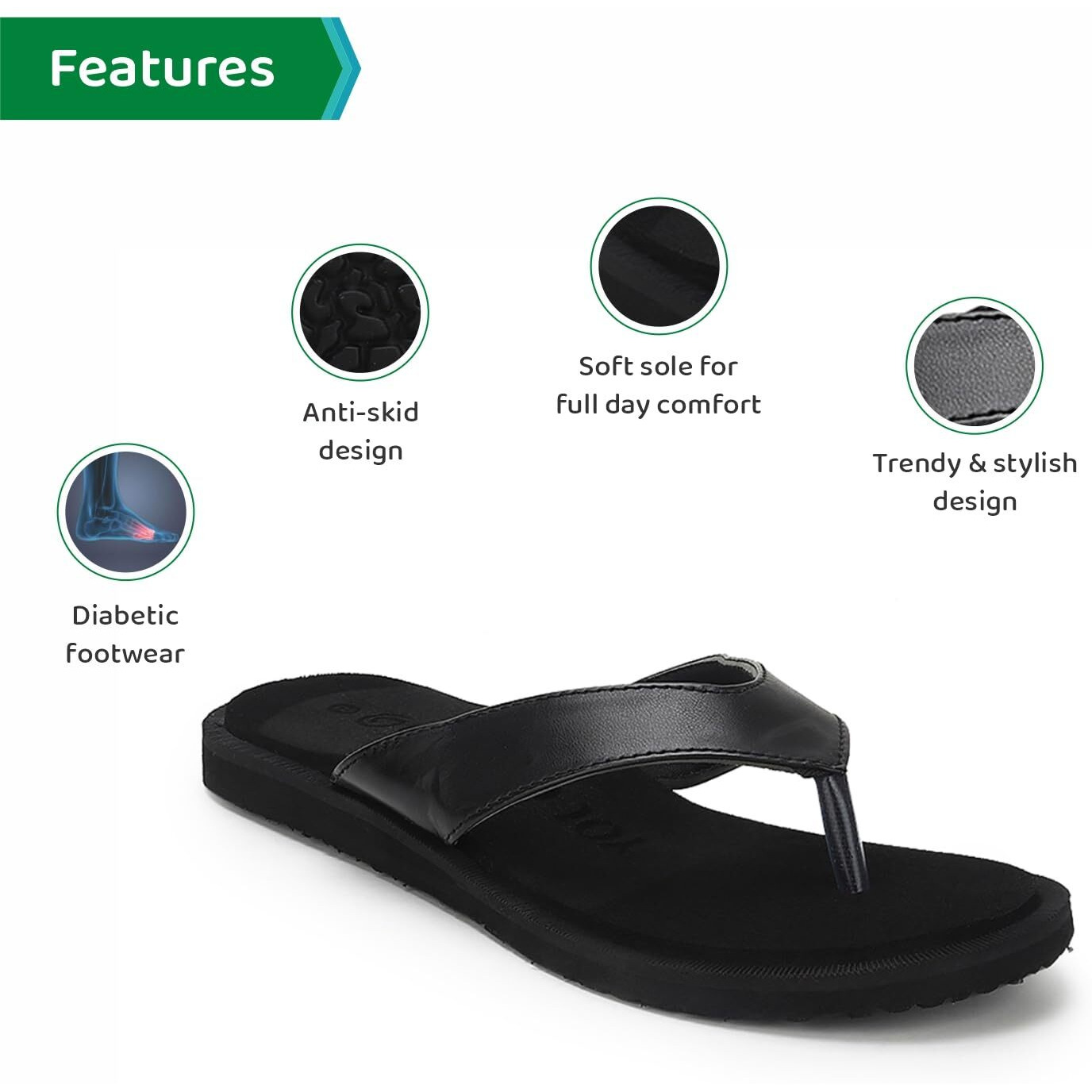 Ortho Joy Extra Soft Doctor Ortho Slippers/Comfortable Slippers For Women