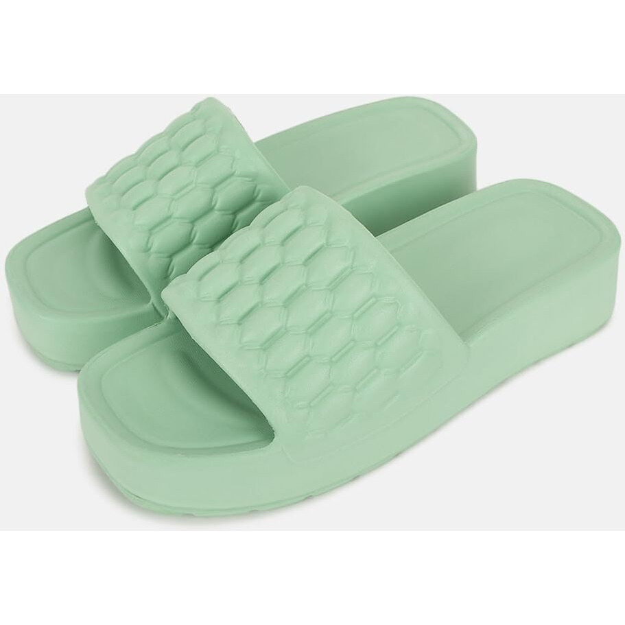 Ortho Joy Eva Sliders For Women || Waterproof & Everyday Flip Flops For Ladies || Slippers With Cushion Foot Bed || Anti-Slip Sole || Sweat Free || Super Flexible