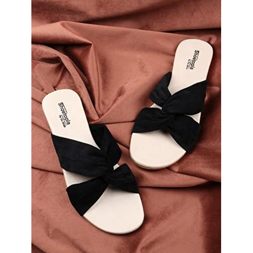 Shoetopia Women's Sandal (3 Uk) /Black
