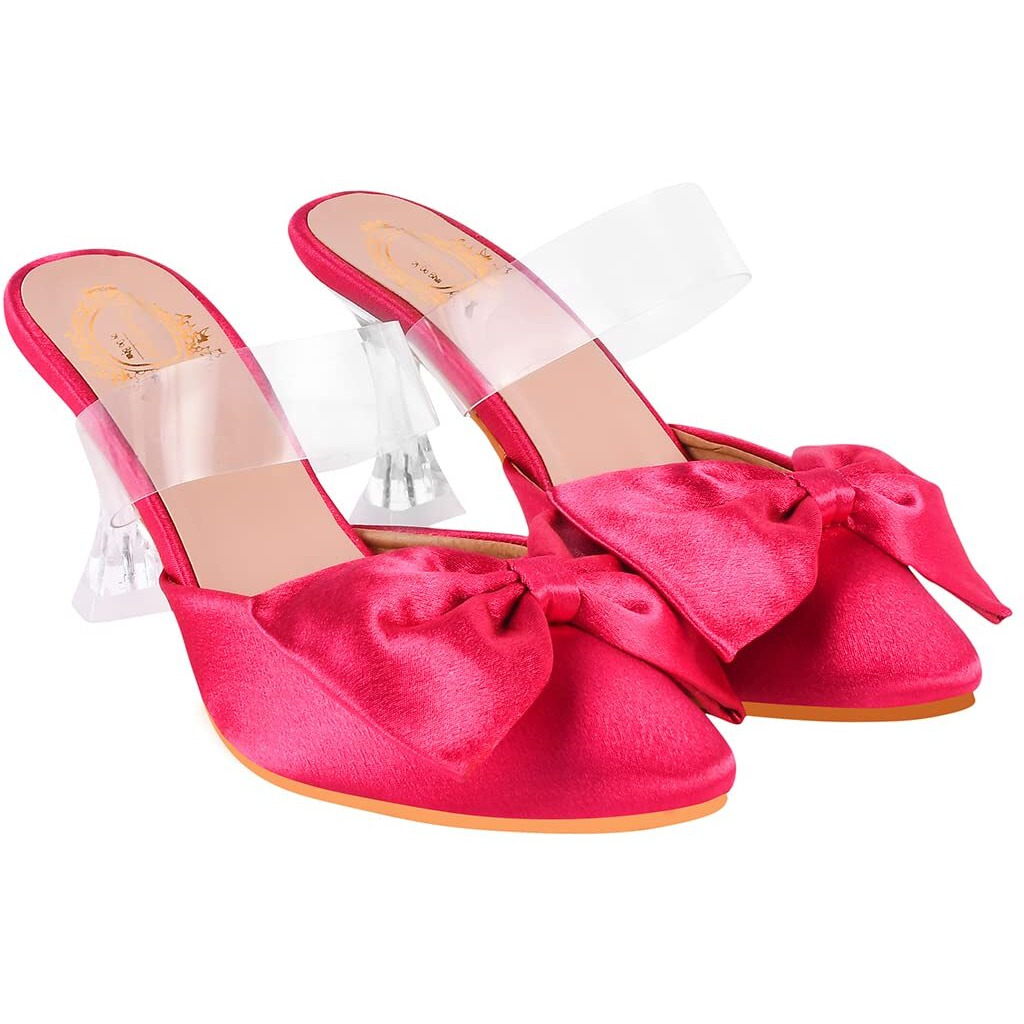 Shoetopia Girls Pumpy Pink Heeled Sandal - 5 Uk (Girls-Pumpy-Pink)