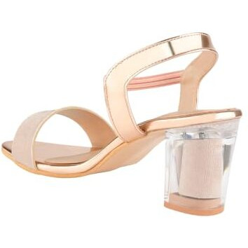Shoetopia Women's Flat Sandal, 3, Gold