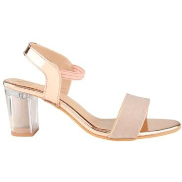 Shoetopia Women's Flat Sandal, 3, Gold