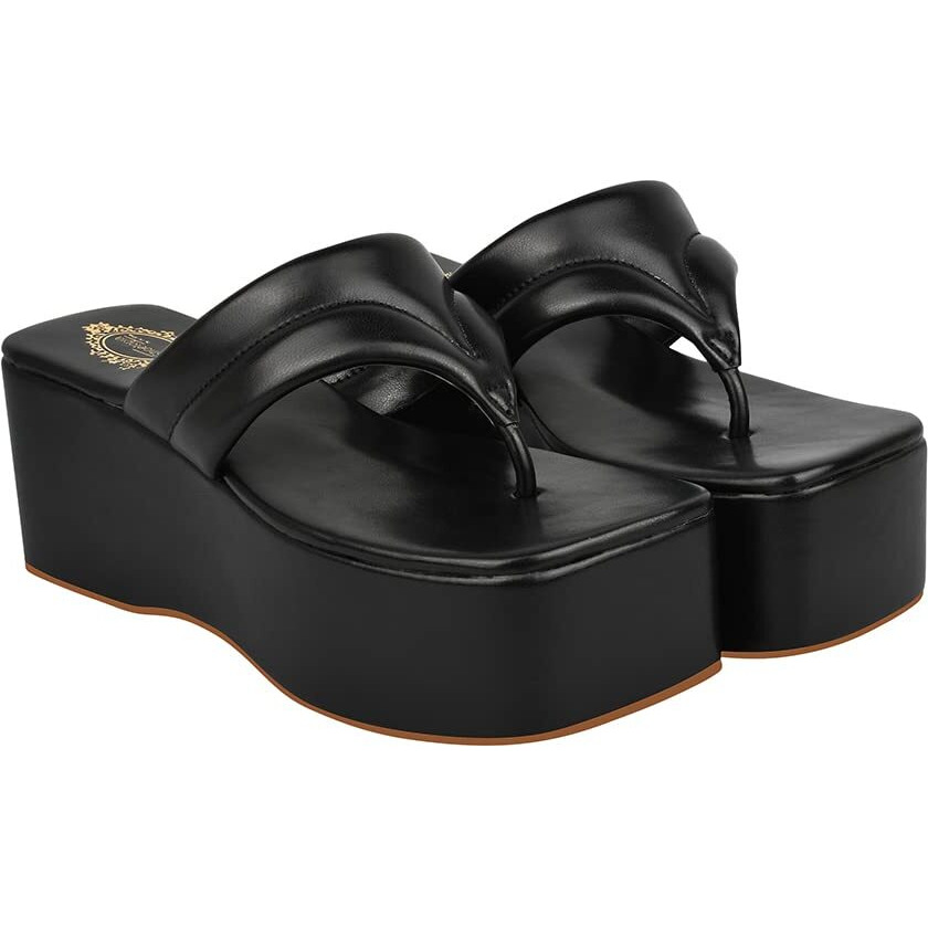 Shoetopia Girls P-2 Black Platform - 7 Uk (Girls-P-2-Black)