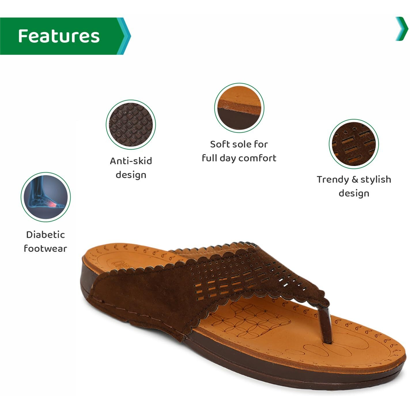 Ortho Joy Doctor Slipper For Women || Orthopedic Fashionable Women's Slipper
