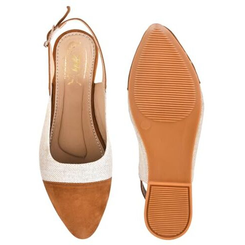 Shoetopia Jute Backstrap Tan Belly For Women & Girls /Uk8
