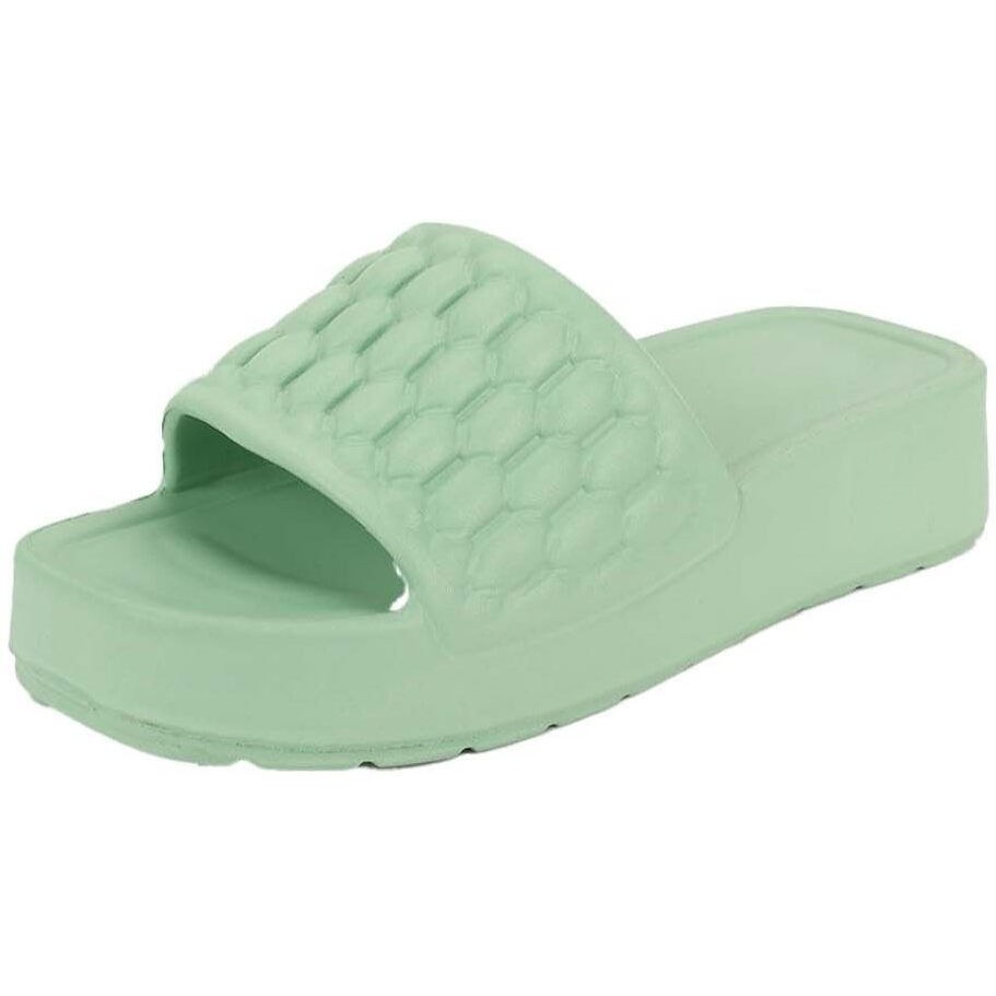 Ortho Joy Eva Sliders For Women || Waterproof & Everyday Flip Flops For Ladies || Slippers With Cushion Foot Bed || Anti-Slip Sole || Sweat Free || Super Flexible