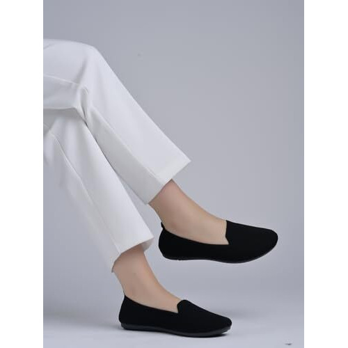 Shoetopia Comfortable Stylish Black Ballerinas For Women & Girls /Eu39