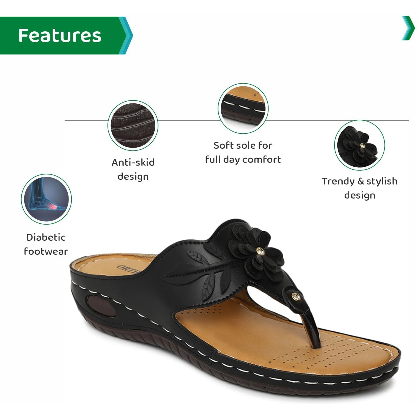 Ortho Joy Doctor Slipper For Women || Orthopedic Fashionable Women Slipper