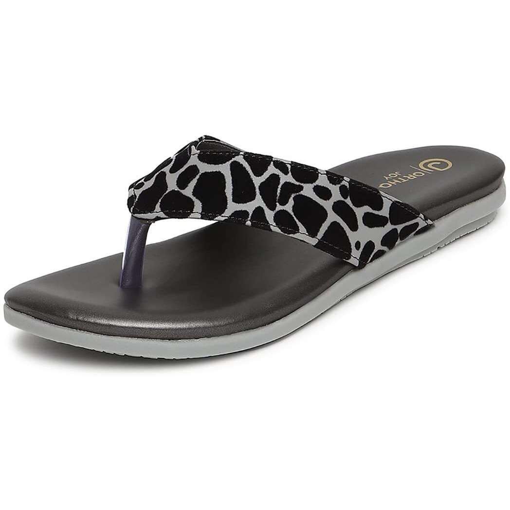 Ortho Joy Fancy Doctor Slipper For Women | Fancy Comfortable Slipper For Women Grey Color