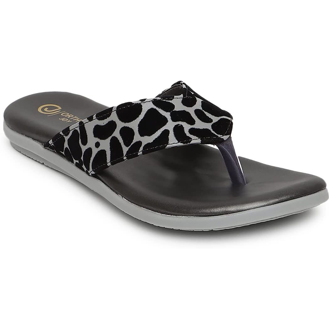 Ortho Joy Fancy Doctor Slipper For Women | Fancy Comfortable Slipper For Women Grey Color