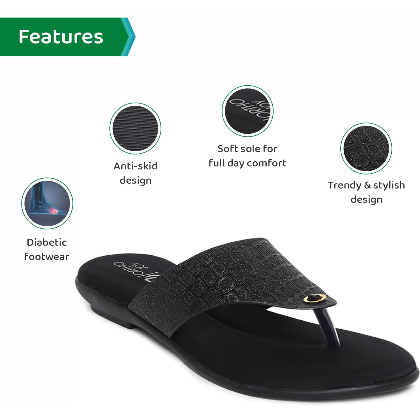 Ortho Joy Fancy Doctor Sandals|| Stylish Comfortable Casual Slippers For Women
