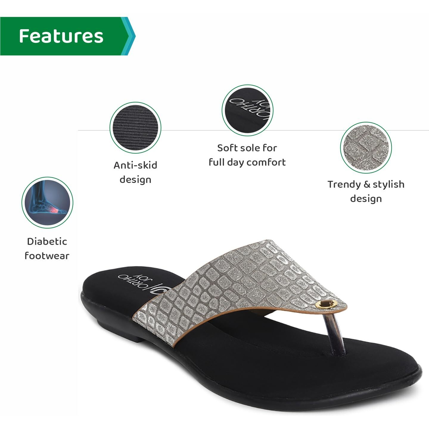 Ortho Joy Fancy Doctor Sandals|| Stylish Comfortable Casual Slippers For Women