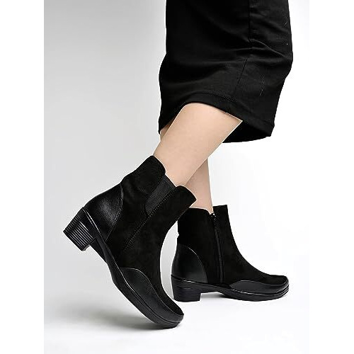 Shoetopia Girls Bt-7093 Black Ankle Boot - 7 Uk (Girls-Bt-7093-Black)