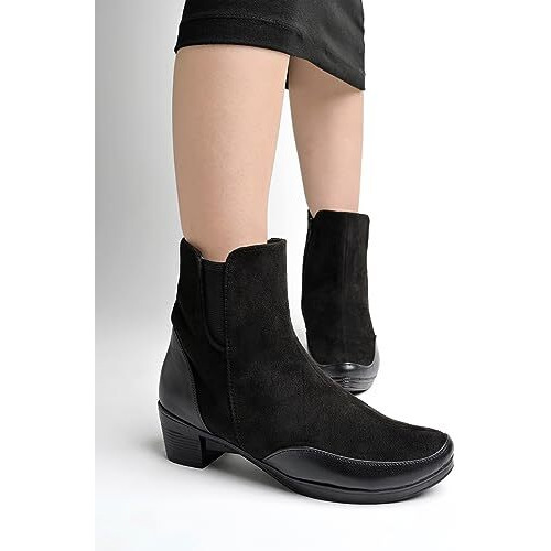 Shoetopia Girls Bt-7093 Black Ankle Boot - 7 Uk (Girls-Bt-7093-Black)