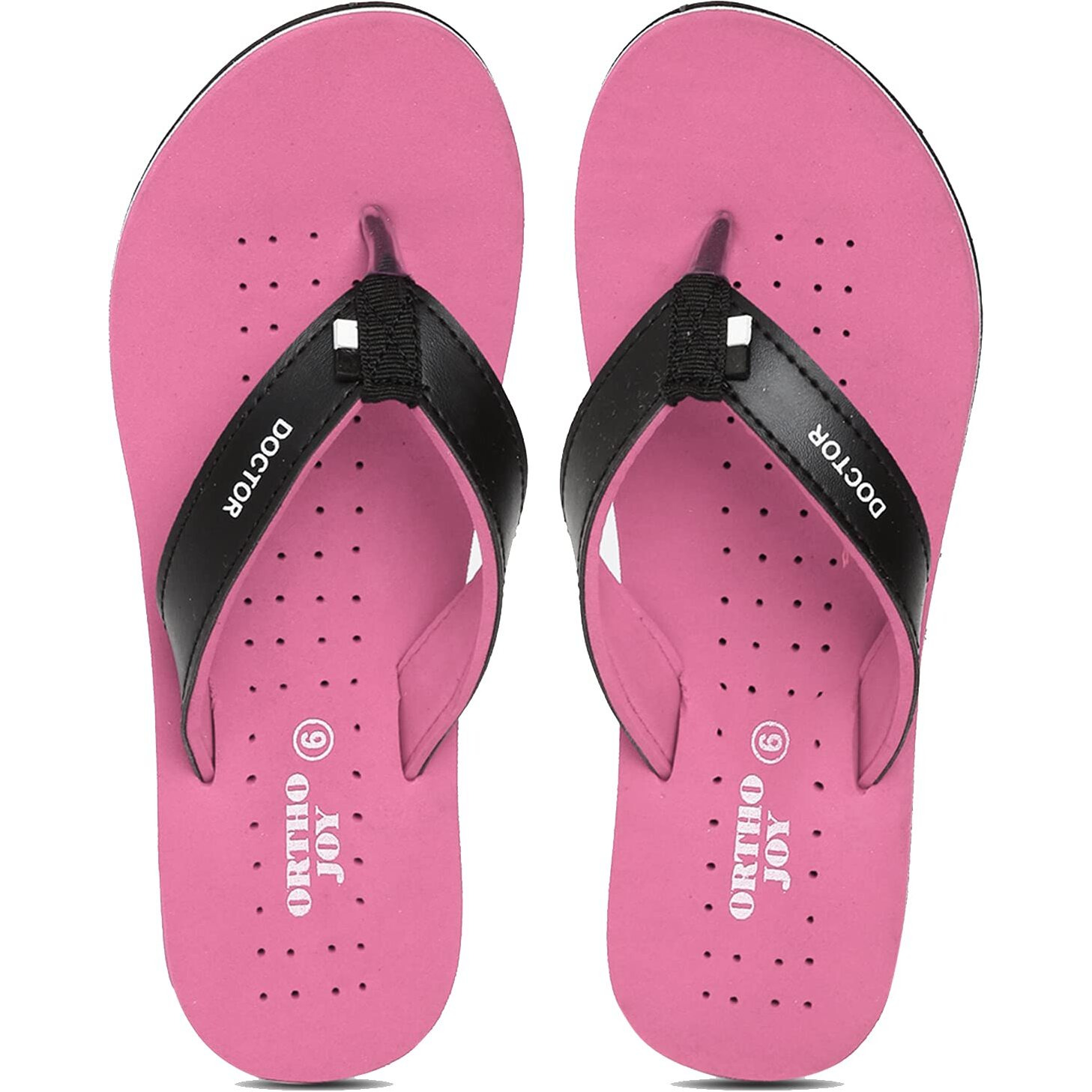 Ortho Joy Women's Doctor Orthopedic Soft Slippers - Pink