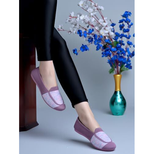 Shoetopia Comfortable Stylish Peach Ballerinas For Women & Girls /Eu38