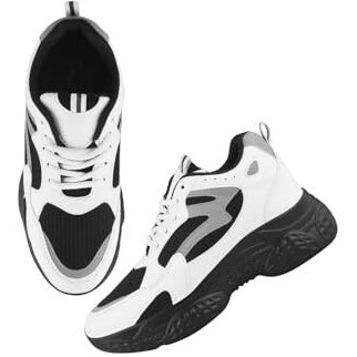 Shoetopia Smart Casual White Sneakers For Women & Girls /Eu38