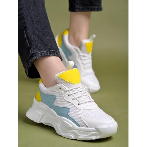 Shoetopia White Smart Casual Shoes For Women & Girls /Eu37