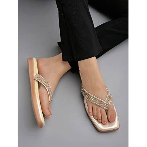 Shoetopia Women's Wedge Heel Sandal, 6, Beige