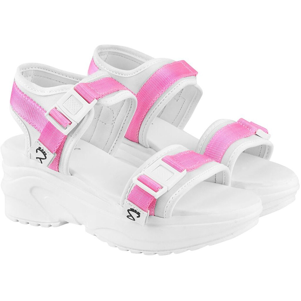 Shoetopia Comfortable & Sporty White Sandals For Women & Girls /Eu38